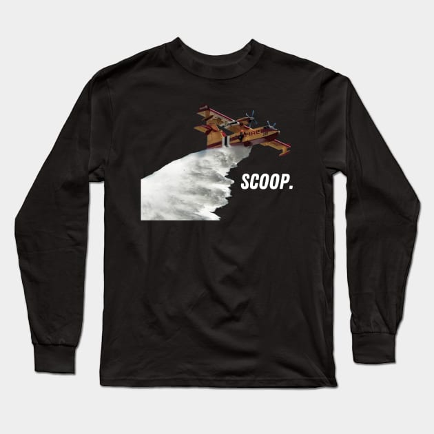 Super Scooper Long Sleeve T-Shirt by West CO Apparel 